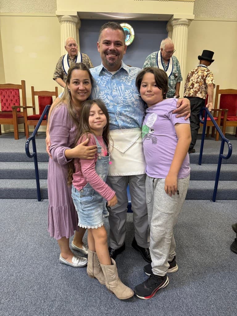Vidal and Addaly Franco with their two children — the family behind FrancoGifts.